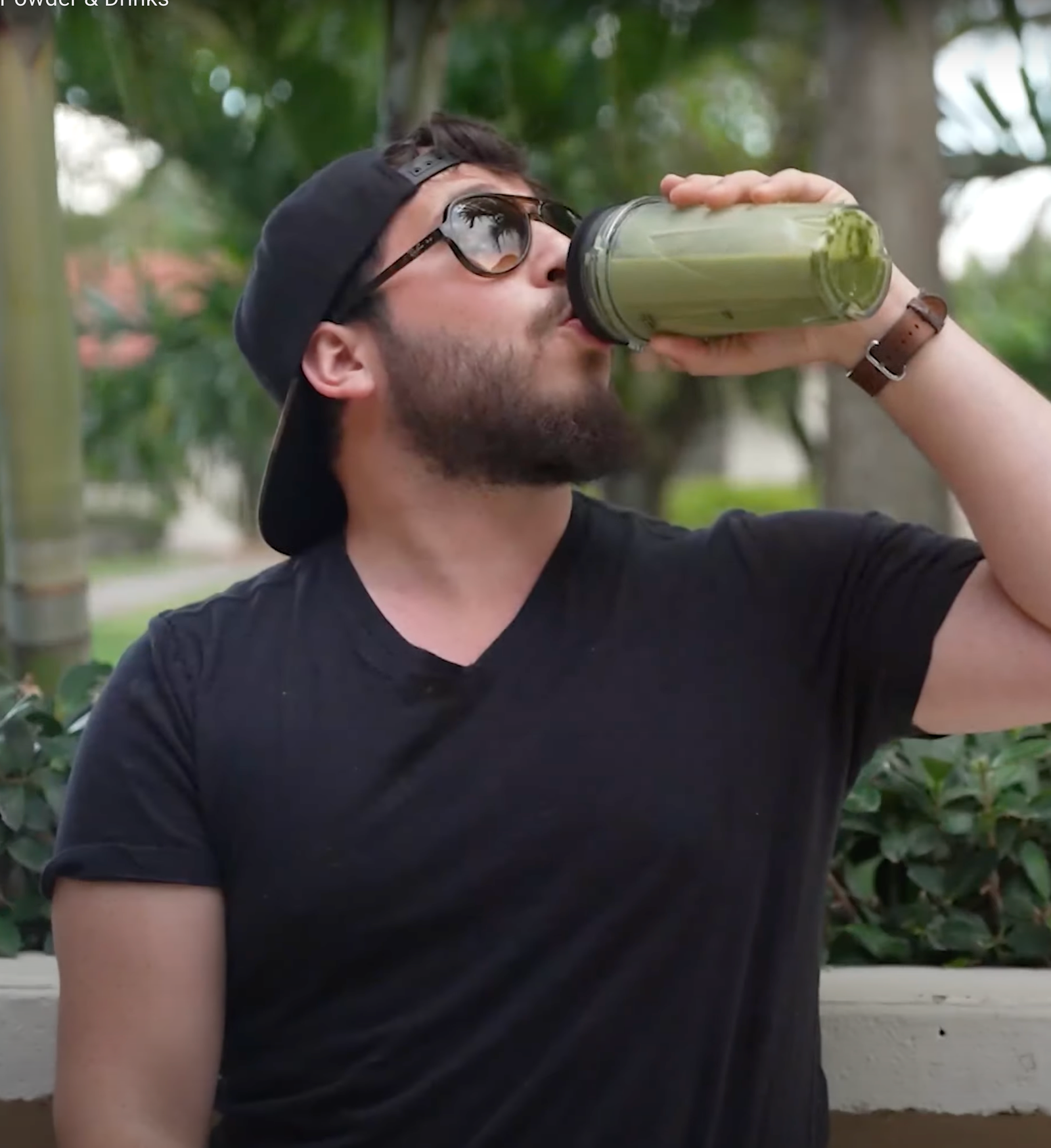 Creative filming scene from Perfect Ted Matcha commercial